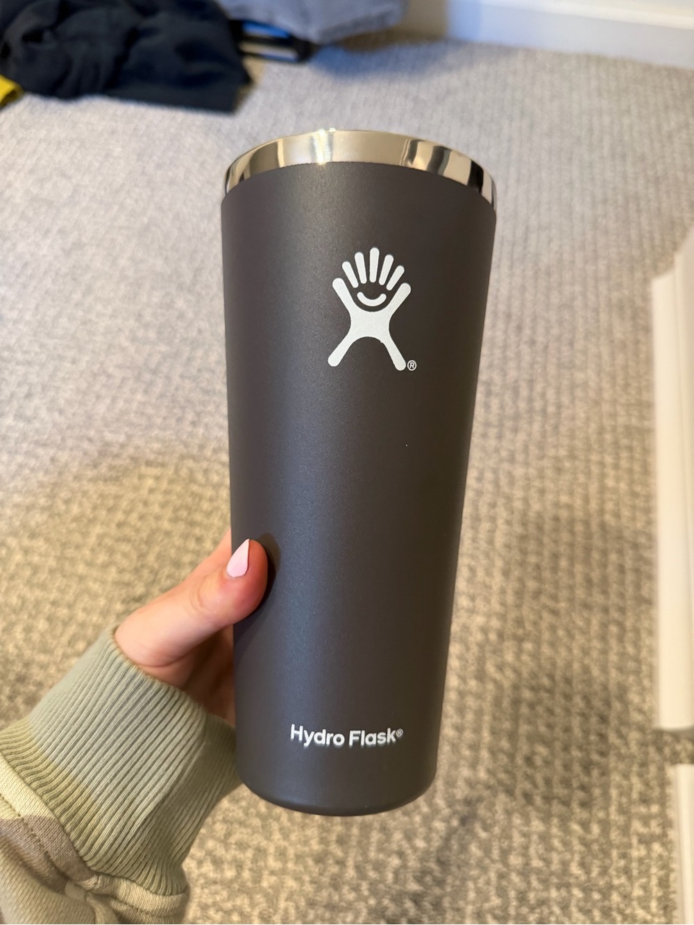 Hydro Flask Grey Travel Tumbler 32oz